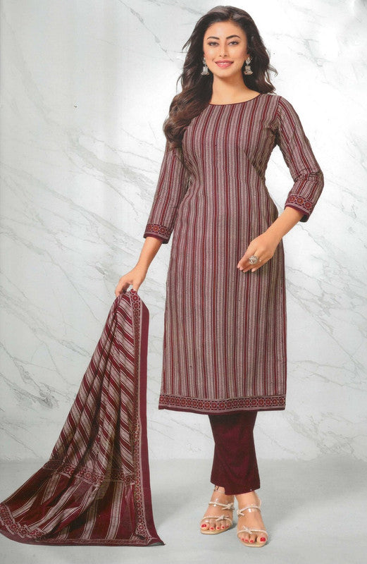 Ladyline Jaipur Cotton Ethnic Printed Salwar Kameez for Women with Cotton Dupatta and Pants