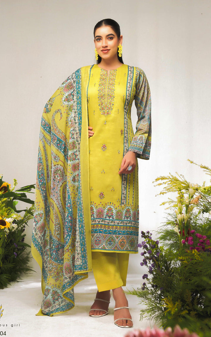 Ladyline Women's Formal Cotton Salwar Kameez Set with Kalamkari Print & Kashmiri Embroidery – Ethnic Indian Palazzo Kurta Suit Set with Printed Dupatta
