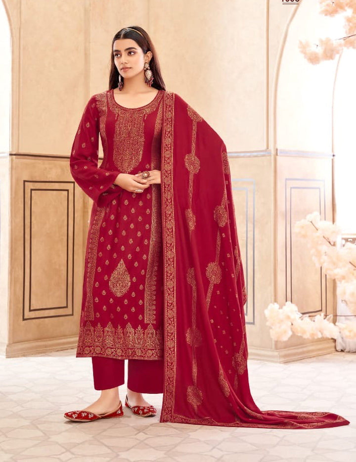 Ladyline Party Wear Pashmina Long Salwar Kameez Jacquard Weaving Winte LadyLine Ladyline Party Wear Pashmina Long Salwar Kameez Jacquard Weaving Winte LadyLine