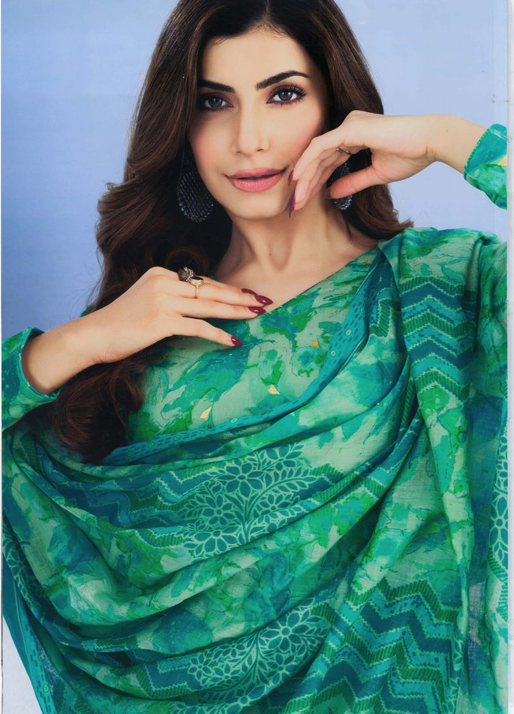 Ladyline Ethnic Cotton Printed Salwar Kameez - Cambric Kurta, Soft Cotton Dupatta and Pants - Ethnic Casual Salwar Suit Set