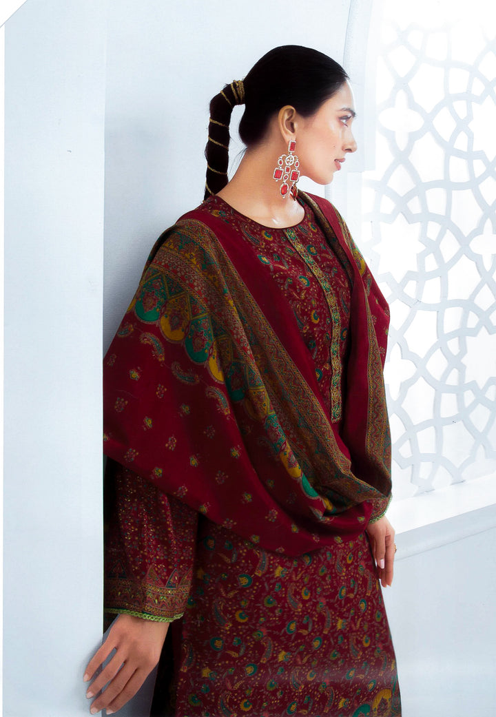 Ladyline Modal Silk Printed Embroidered Salwar Kameez Indian Bollywood Pakistani Dress
